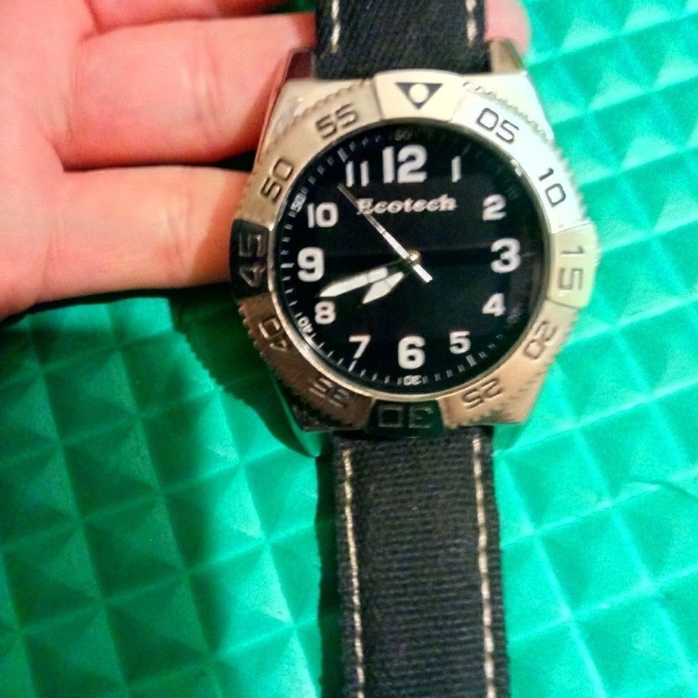 Brand New black and silver EcoTech watch